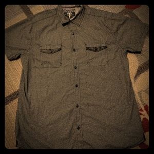 Sz L button down top... Fits 18/20